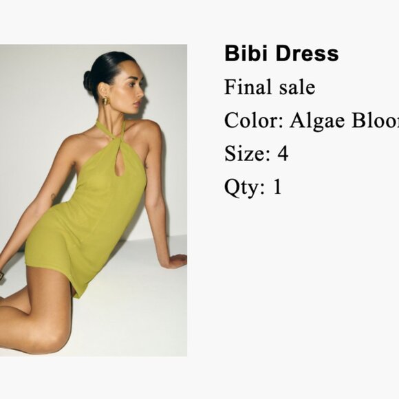 REFORMATION Bibi Halter Dress - Picture 9 of 9